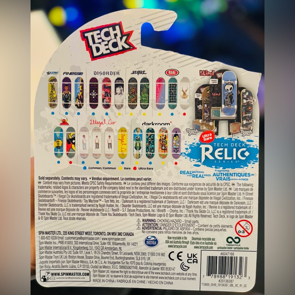 Tech Deck Disorder Fingerboard & Decals - Picture 2 of 2